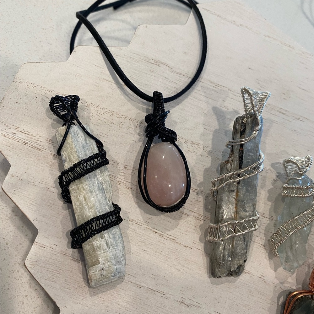 Handmade Crystal Necklaces - Wire Wrapped (price varies)